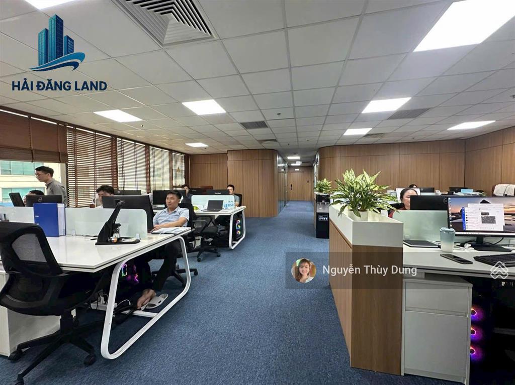 Cập nhật diện tích trống văn phòng tại tòa nhà cic trung kính. dt 1000m2 có cắt lẻ