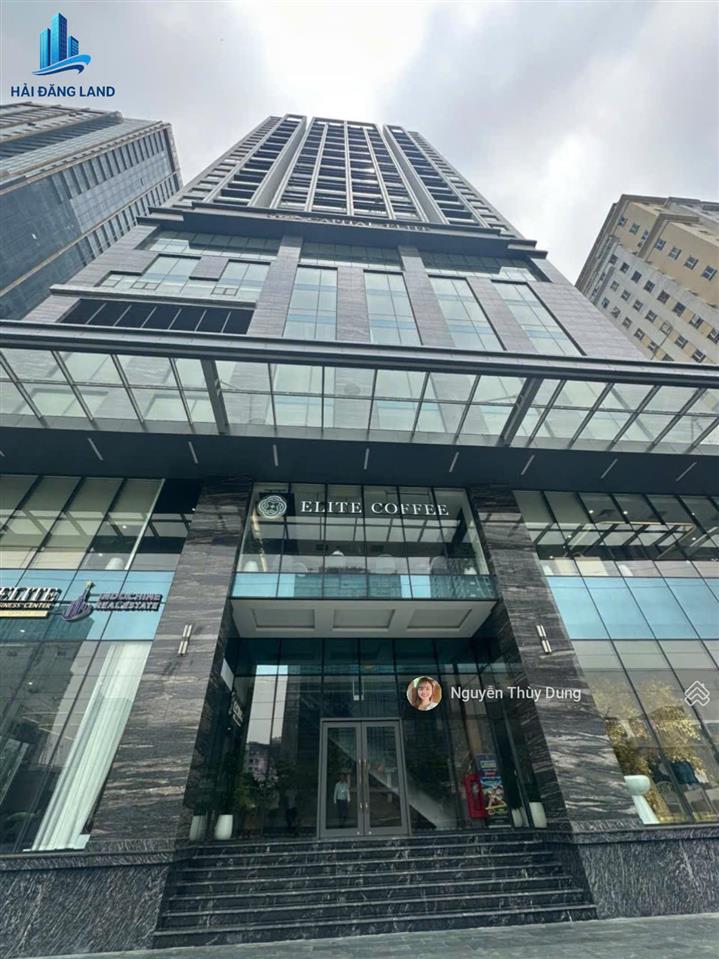 Cho thuê sàn tại capital elite 18 phạm hùng, dt 1800m2 cắt lẻ từ 195m2  sảnh như khách sạn 5*