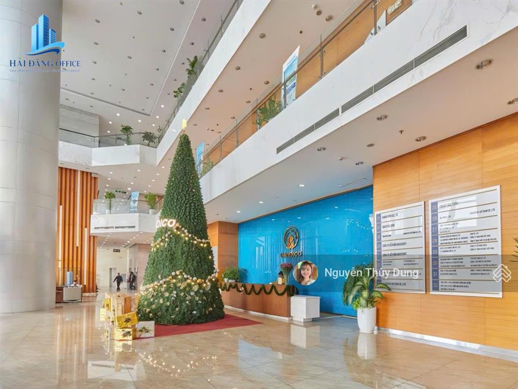 Cho thuê văn phòng hạng a  handico tower  phạm hùng  diện tích 500m2  có văn phòng nhượng đồ