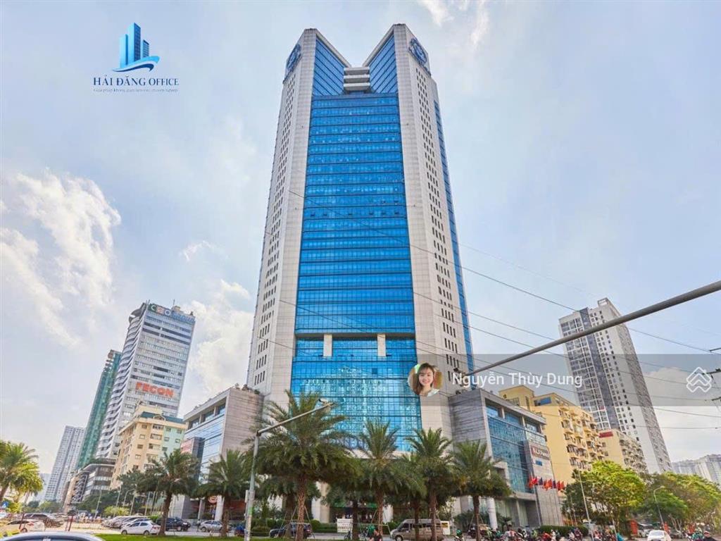 Cho thuê văn phòng hạng a  handico tower  phạm hùng  diện tích 500m2  có văn phòng nhượng đồ