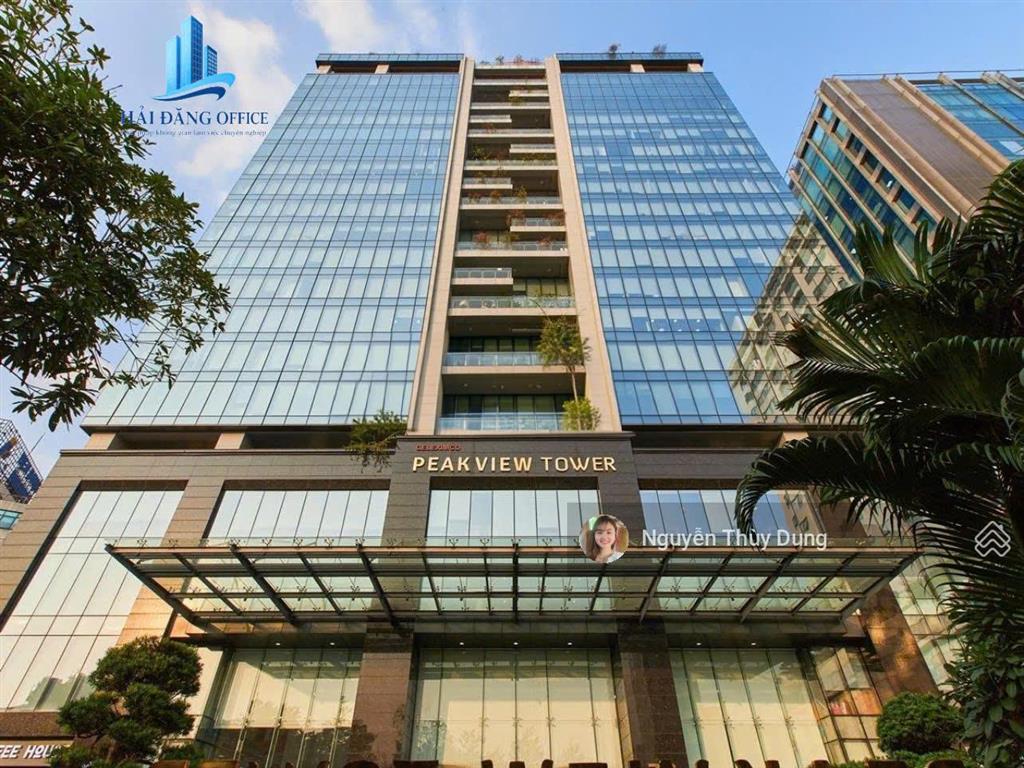 Cho thuê sàn văn phòng hạng a  peak view tower  geleximco  36 hoàng cầu, dt 1200m2 có cắt lẻ