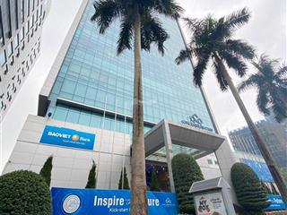 Bql cho thuê văn phòng hạng b tòa nhà cmc tower phố duy tân, quận cầu giấy, dt 1030m2 chia nhỏ