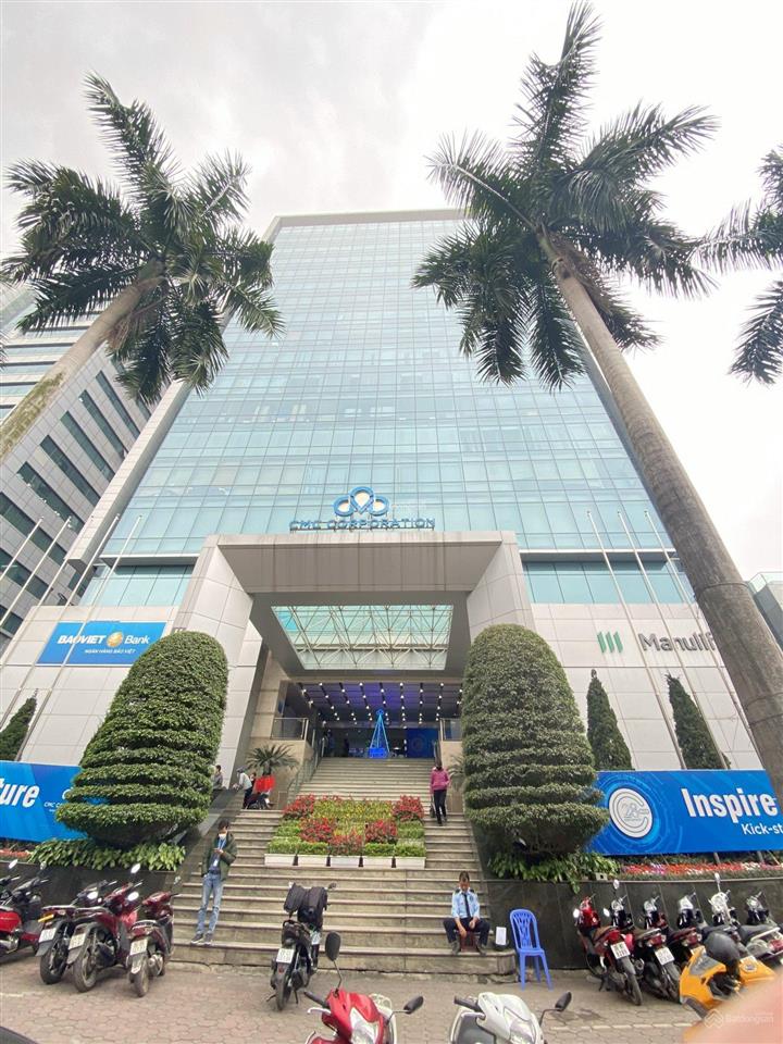 Bql cho thuê văn phòng hạng b tòa nhà cmc tower phố duy tân, quận cầu giấy, dt 1030m2 chia nhỏ