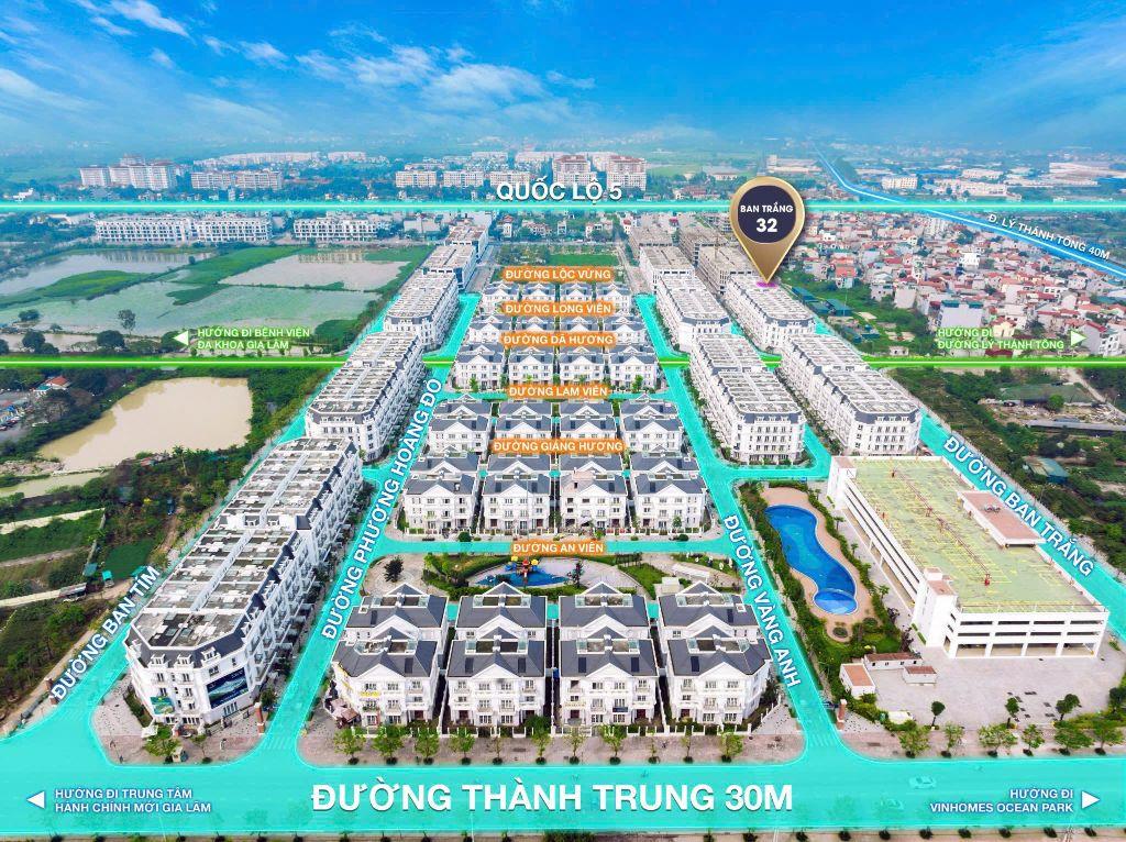 Bán nhà 5 tầng 75m2 trung tâm Trâu Quỳ,Gia Lâm đường 22m vỉa hè rộng,thoáng giá đầu tư
