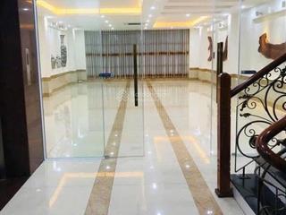 Cho thuê căn hộ dịch vụ, tầng 2 mặt phố nguyễn mậu tài, trâu quỳ 130m2 thông sàn thang máy