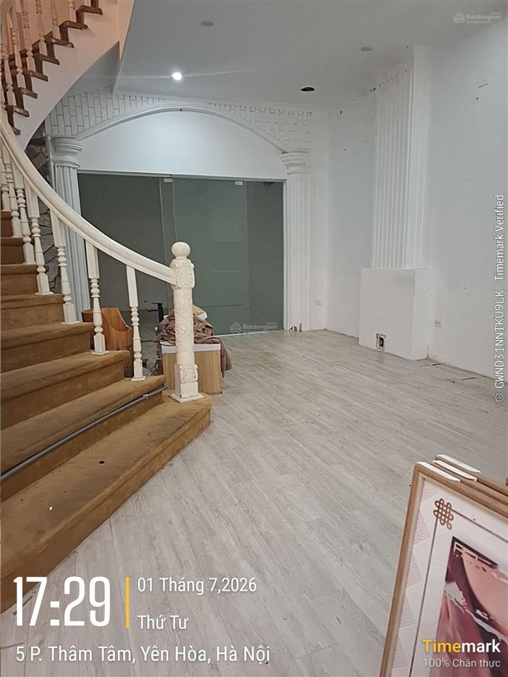 Cho thuê nhà 16 ngõ 122 trung hòa, cách 1 nhà ra mặt phố trung hòa. dt 105m x 4.5t. mt 6m