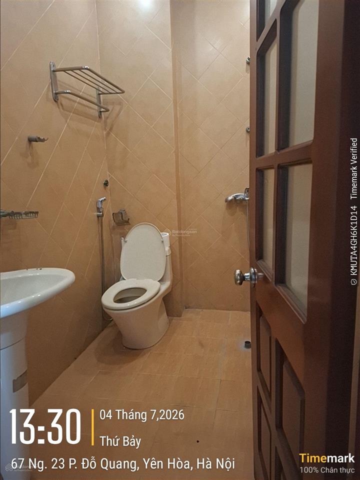 Cho thuê nhà ngõ 23 đỗ quang dt 55m2 x 4t. mt 4,5m. đường ô tô tránh