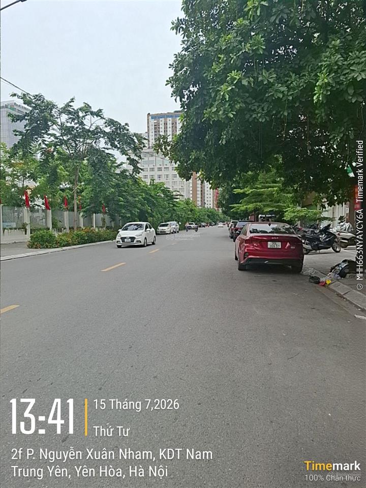 Cho thuê nhà mặt đường 25m, phố nguyễn xuân nham  gần a10 nam trung yên  102m2  mặt tiền 6m
