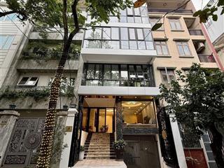 Cho thuê nhà 15a ngõ 34 vũ phạm hàm. dt 100m2 x 6. mt 5,8m. có thang máy. ô tô tránh nhau.