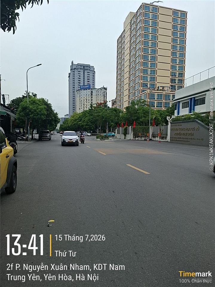 Cho thuê nhà 21a đường nguyễn chánh  phố nguyễn xuân nham  kđt nam trung yên 102m2  mặt tiền 6m