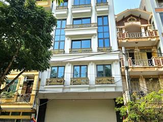 Cho thuê tòa nhà 9 tầng, phân lô trung kính  trung yên, 145m2 x 9t. mt 8.5m. có pccc