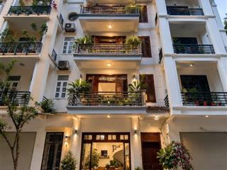 Cho thuê nhà view vườn hoa, phố thâm tâm dt 93m2 x 5t. mt 5,5m, ô tô tránh nhau.