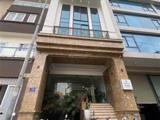 Cho thuê nhà 45 ngõ 132 vũ phạm hàm. dt 100m2 x 7. mt 6m. tk thông sàn, tháng máy.