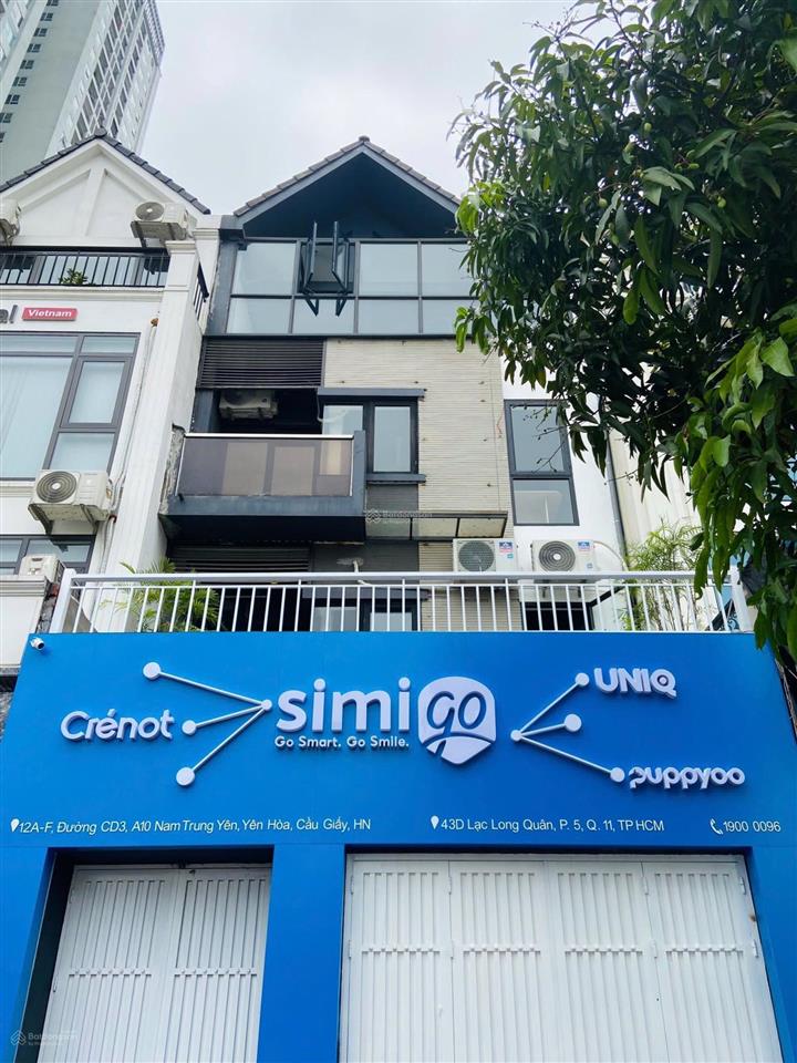 Cho thuê nhà 30a đường nguyễn chánh  phố nguyễn xuân nham  kđt nam trung yên 100m2  mặt tiền 6m