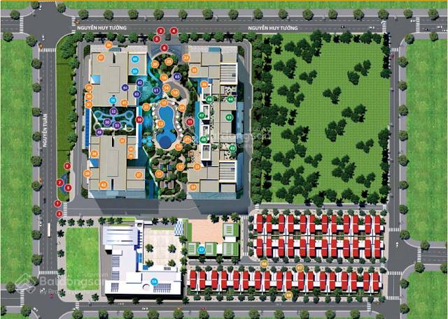 Căn hộ đẹp nhiều tiện ích tại 203 nguyễn huy tưởng, giá siêu hời 9,5 tỷ, 82m2
