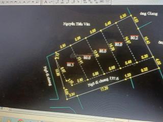 Bán lô đất 80m2 ngõ 4m giáp tổ 17 đồng ma, gần trường cấp 1 cao viên, giá 2.45tỷ.  0374 531 ***