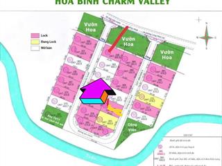 Bán 400m2 đất tái định cư quang tiến charm valley. gần cao tốc hà nội hòa bình