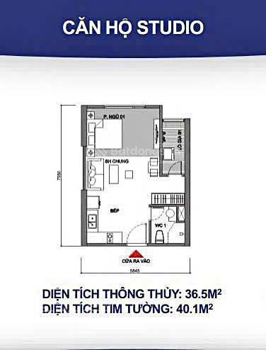 Chính chủ cần bán căn studio s6.6 mới  39m2 view nội khu vườn nhật  2.25 tỷ  cc sổ