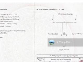 Bán đất mặt đường công vụ 1 tân lập tân thành dương kinh , giá chỉ 16,5tr/m2
