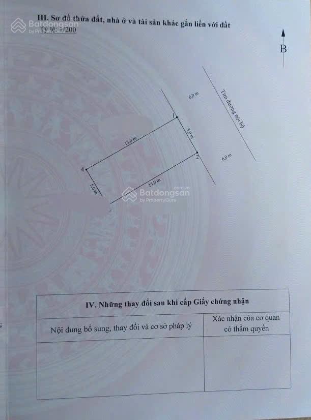 Một lô duy nhất 65m2 tdc vườn đốm, anh dũng, dương kinh, gần đường cầu rào 3, đường vành đai