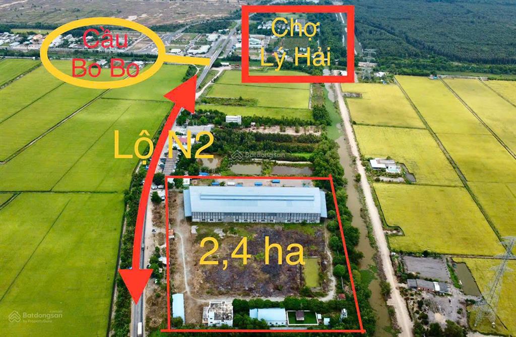 Chủ cần sang nhượng lại đất và nhà xưởng mt ql n2.
dt 24.215m2 đất skc.