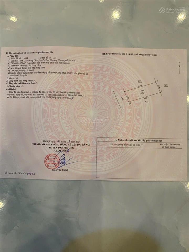 Tìm đâu ra 1 lô đất xã đan phượng oto 16 chỗ vào tận đất ngõ thông mà giá chỉ 2ty850 có thương lượn