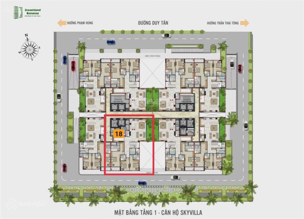 Skyvilla 300m2 dreamland bonanza mặt phố duy tân  giá siêu tốt (bàn giao cơ bản).  0987 106 ***