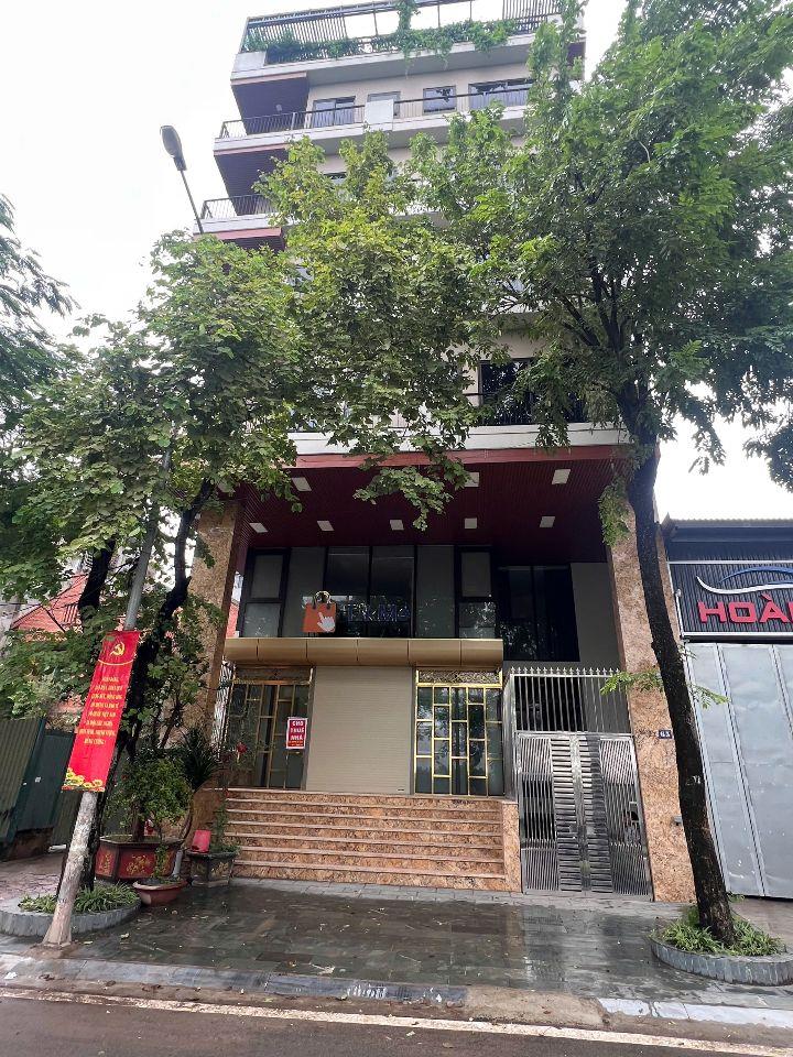  Cho thuê  tòa nhà 7 tầng phố Thịnh liệt - Thanh trì,  mặt đường lớn  Kinh doanh tốt