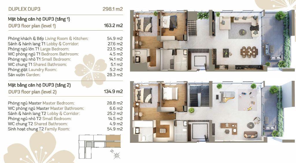 Penthouse Sân vườn riêng Mỹ đình Pearl 3 ( bàn giao thô) LH 0987106521