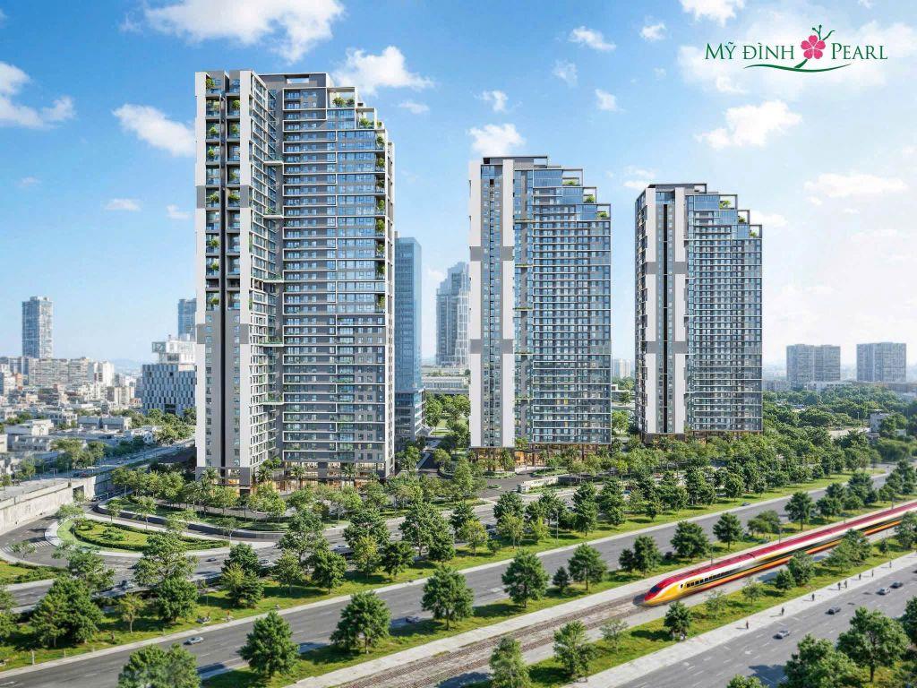 Penthouse Sân vườn riêng Mỹ đình Pearl 3 ( bàn giao thô) LH 0987106521