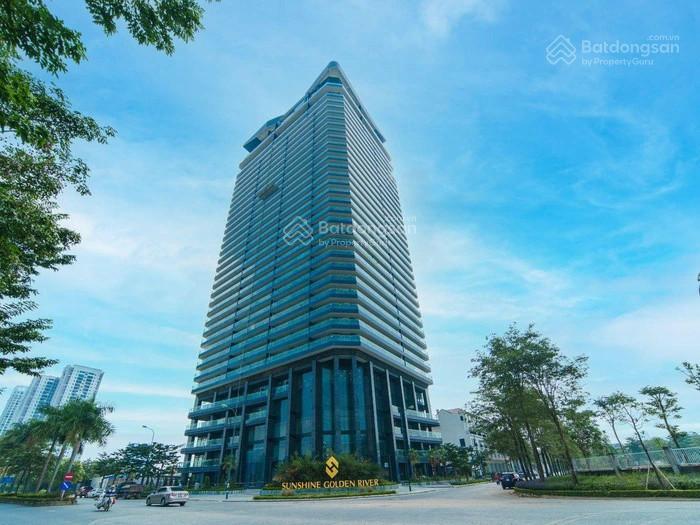 Penthouse 500m sunshine golden river bàn giao thô view lõi ciputra và hồ tây  sông hồng