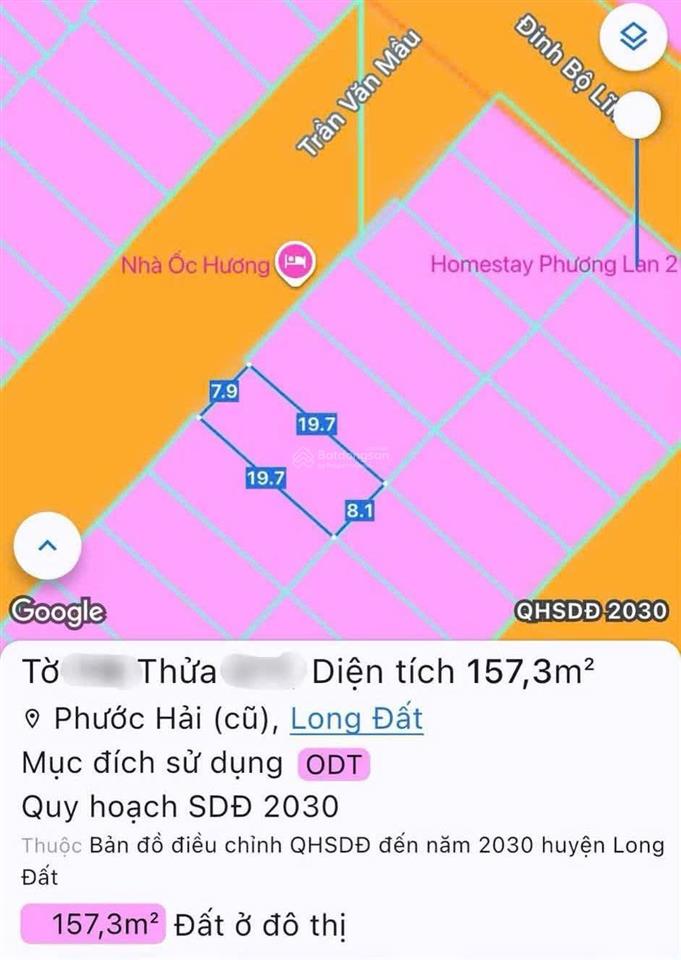 160m2(8x20m), cách biển chỉ 250m  pháp lý chuẩn chỉnh, giá tốt hiện tại