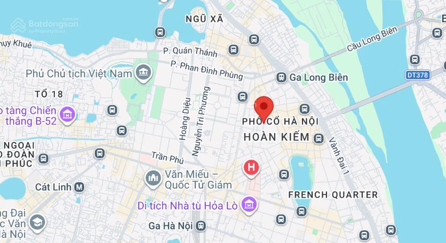 Bán nhà mặt phố bát sứ, hoàn kiếm 15 tỷ