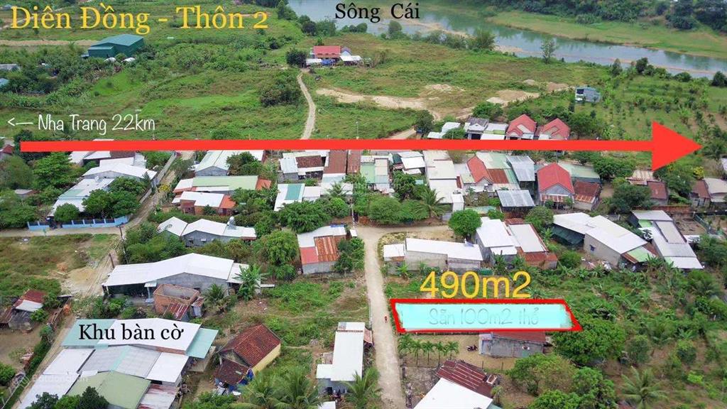 Kẹt tiền hạ giá bán nhanh lô đất vườn gần 500m2 có sẵn thổ cư giá tốt khu vực diên đồng