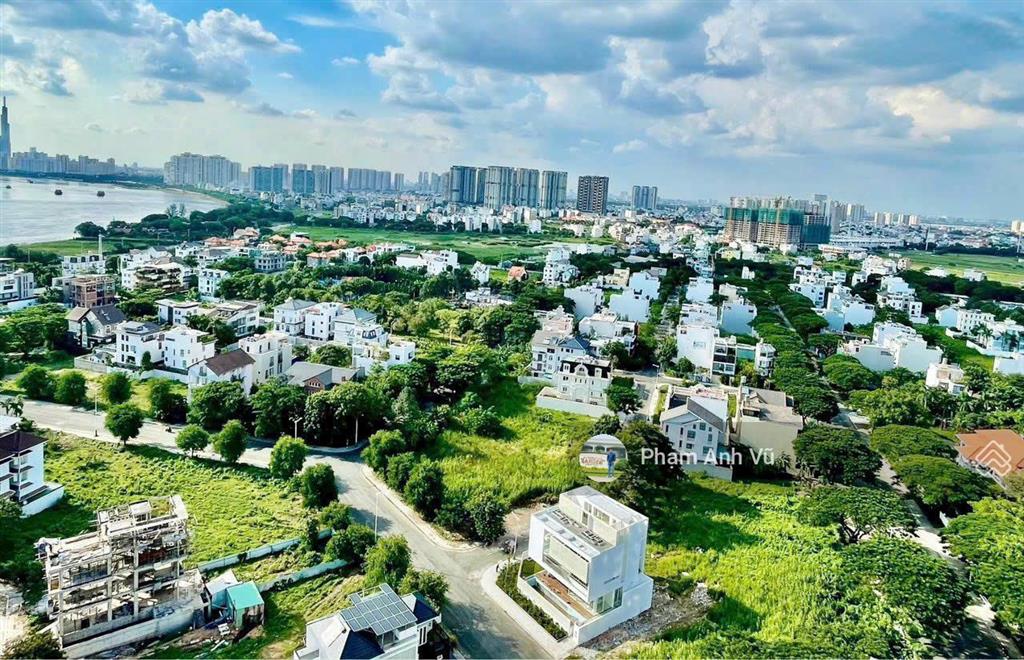 Bán lô biệt thự villa thủ thiêm 267.5m2 góc 2 mặt tiền giá 185 tr/m2  0948 888 ***