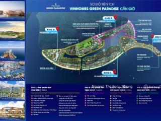 Độc quyền giỏ hàng biệt thự vinhomes green paradise cần giờ | vị trí đẹp, giá tốt
