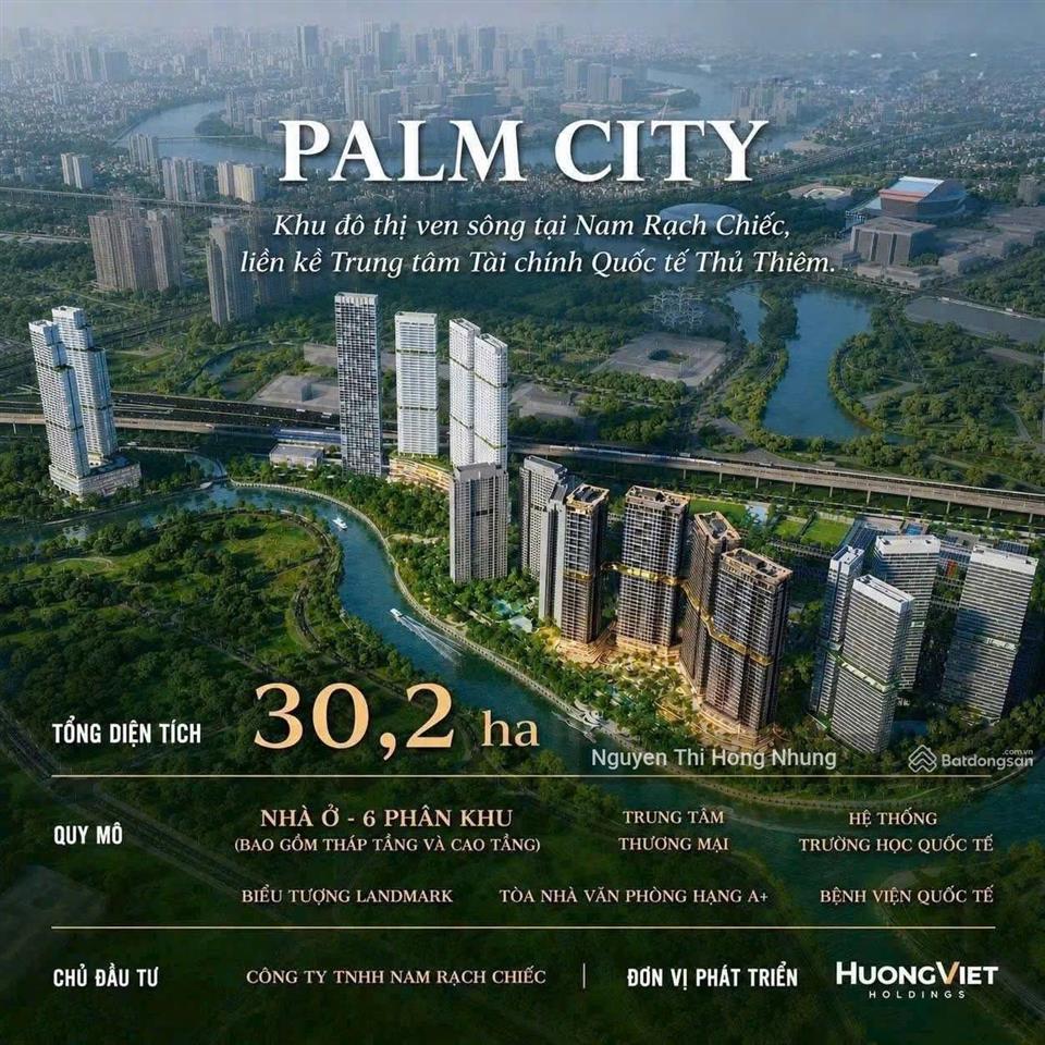 Căn hộ palm city 3 mặt view sông tọa lạc song hành, ngay nút giao an phú ra mắt đầu tháng 7