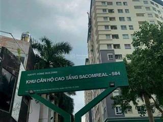 Bán chung cư sacomreal 584 diện tích lớn 101m2, 3pn  2wc giá 4,22 tỷ  sổ hồng rồi