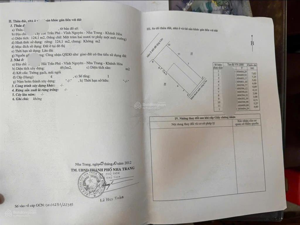 Bán đất tặng nhà cực gần biển chỉ 30m, khu vực kd hải sản sầm uất.