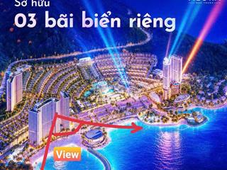 Căn góc studio trực diện biển hàng hiếm sanhome 1  libera nha trang