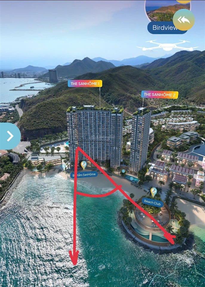 Cực rẻ, chỉ 1,85 tỷ căn view biển sanhome 1, giá cực tốt tại libera nha trang.