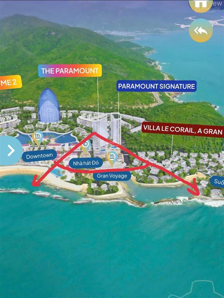 Căn hộ trực diện biển tuyệt đẹp tòa paramount  libera nha trang, tầng trung cao, giá tốt đầu tư