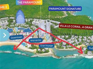 Căn hộ trực diện biển tuyệt đẹp tòa paramount  libera nha trang, tầng trung cao, giá tốt đầu tư