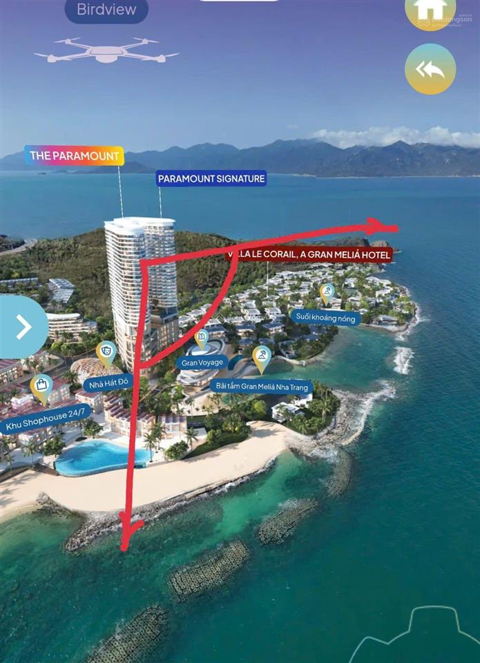 Căn hộ trực diện biển tuyệt đẹp tòa paramount  libera nha trang, tầng trung cao, giá tốt đầu tư