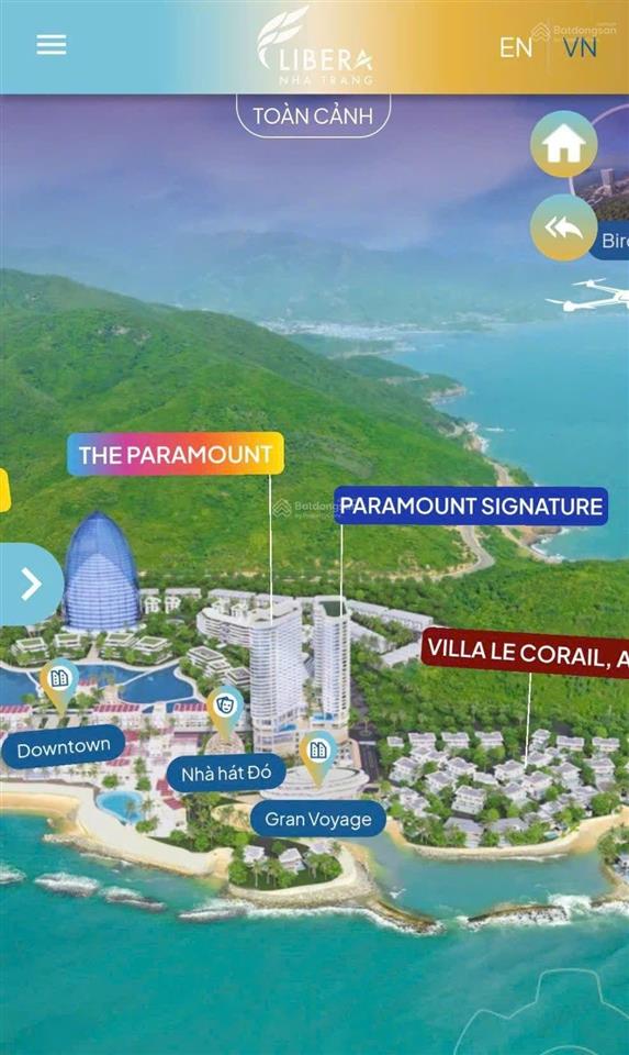Giỏ hàng chọn lọc, căn đẹp giá tốt toà paramount chuyên da libera (vega city) nha trang, đại lý f1