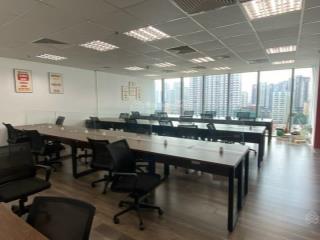 Sàn văn phòng hạng b mặt phố nguyễn chánh 300m2 300.000đ/m2/th đầy đủ tiện ích