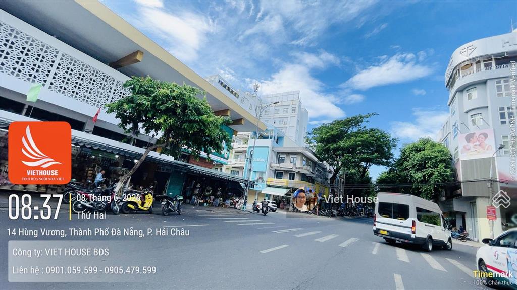 Cho thuê mặt tiền chợ hàn  4 tầng  49tr/tháng  gọi viet house