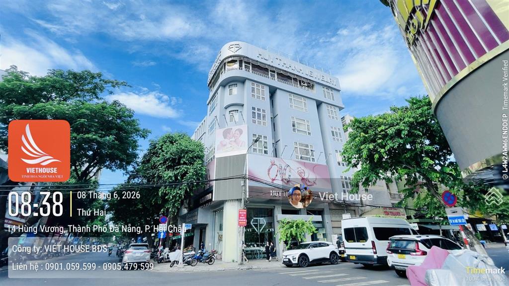 Cho thuê mặt tiền chợ hàn  4 tầng  49tr/tháng  gọi viet house