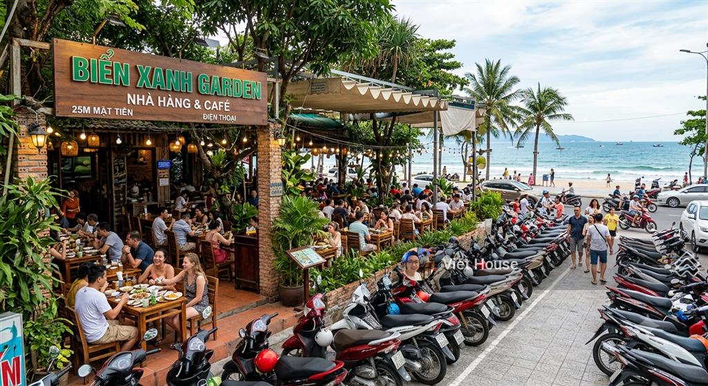 Nhà hàng ngang 20 m  gần biển mỹ khê  gọn viet house