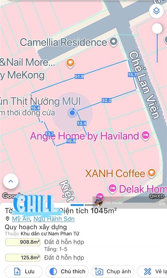 Viet house  1.045 m2  chế lan viên cho thuê  khu du lịch  60 tr/tháng